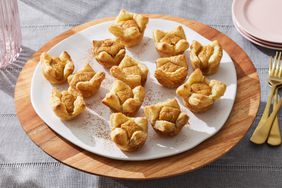 a photo of the 2-Bite Mini Pumpkin Cheesecake Tarts