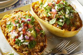 Taco Spaghetti Squash Boats