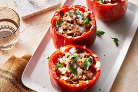 Air-Fryer Turkey Stuffed Peppers