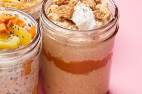 pumpkin cheesecake overnight oats