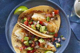 Beer-Battered Fish Tacos with Tomato & Avocado Salsa