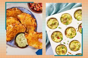 a collage featuring some of the recipes in the 7-Day (2,000 Calorie) Healthy Eating Plan, Created by a Dietitian