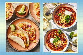 a collage featuring EatingWell's recipes in the meal plan