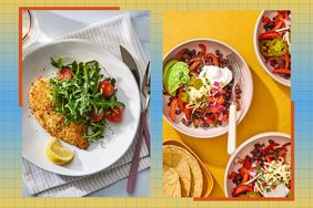 a collage featuring two recipes part of the 7 Day Mediterranean Diet Meal Plan
