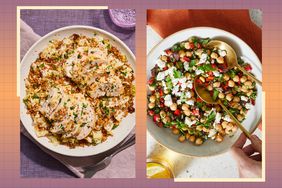 a collage featuring recipes in the 7-Day No-Sugar, Antioxidant-Rich Meal Plan for Weight Loss