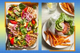 a collage featuring some of the recipes in the 7-Day No-Sugar, High-Fiber, Anti-Inflammatory Meal Plan for Metabolic Syndrome