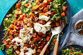Roasted Butternut Squash Salad with Burrata