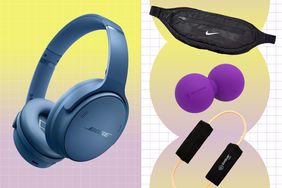 a collage featuring some of the products in the Amazon travel gear roundup