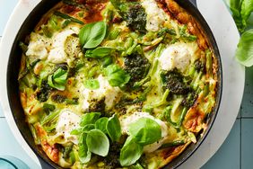 Asparagus, Leek & Ricotta Frittata