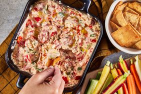 a recipe photo of the Baked Feta & Olive Dip