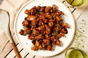 a recipe photo of the Sticky-Sweet Balsamic Butter Chicken Bites