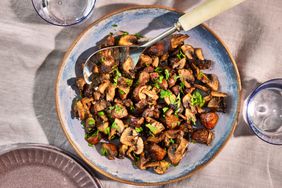 a recipe photo of the Balsamic Butter Mushroom Bites
