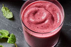Berry-Mint Kefir Smoothies