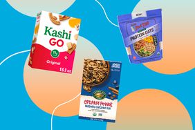a collage of some of the best cereals you should be eating for weight loss