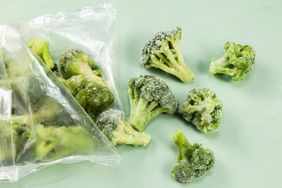 a photo of frozen broccoli