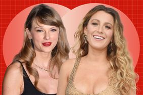 a side by side of Taylor Swift and Blake Lively