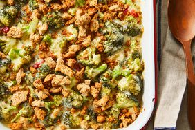 Broccoli Casserole with Sun-Dried Tomato Cream Sauce