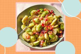 an image of Brussels Sprouts with Bacon and Cider Vinegar