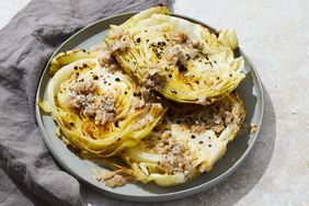 Cabbage steaks au poivre