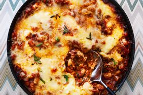 Cheesy Marinara Beans