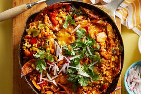 Chicken Enchilada Skillet Casserole