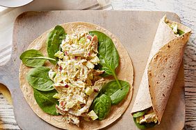 Curried Chicken Apple Wraps