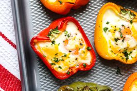 3-Ingredient Bell Pepper & Cheese Egg Cups