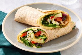 an image of the Veggie Wrap on a plate