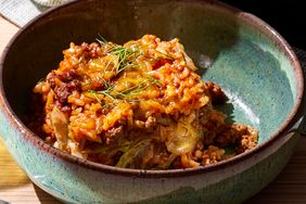 Cabbage Roll Casserole in a bowl