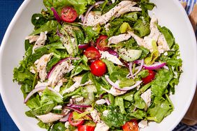 Up-close photo of Chopped Power Salad with Chicken
