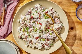 a recipe photo of the Bacon Ranch Potato Salad