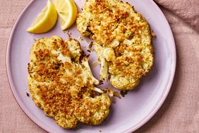 a recipe photo of the Panko-Crusted Cauliflower Steaks