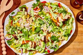 a recipe photo of the Chicken Fajita Salad