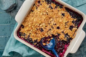 a recipe photo of the Easy Lemon Blueberry Crisp