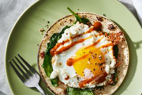 a recipe photo of the Feta, Egg & Spinach Breakfast Taco
