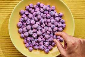 a recipe photo of the Lemon-Blueberry Frozen Yogurt Bites