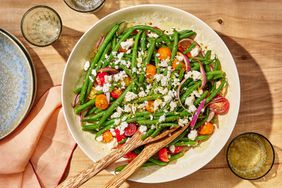 a recipe photo of the Green Bean Salad with Balsamic & Tomatoes