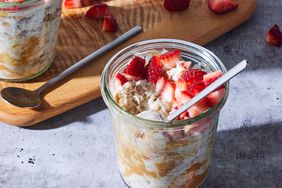 a recipe photo of the High Protein Overnight Oats