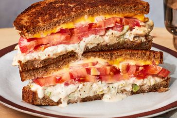 a recipe photo of the Rotisserie Chicken Salad Melt