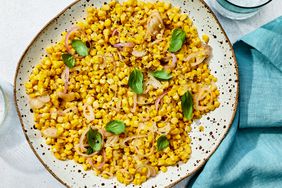 a recipe photo of the Sauteed Corn with Basil & Shallots