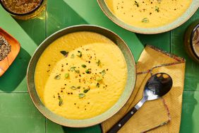 a recipe photo of the Sheet-Pan Roasted Butternut Squash Soup