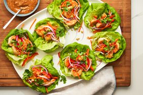 a recipe photo of the Shrimp Lettuce Wraps