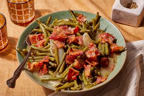 a recipe photo of the Southern Green Beans