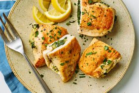 a recipe photo of the Cheesy Spinach-Stuffed Chicken 