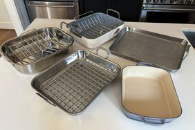 winners roasting pans sitting on countertop