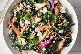 feta kale pear salad