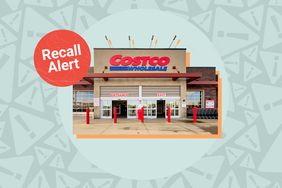 a photo of a Costco storefront with the "recall alert" stamp