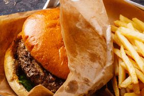 burger and fries