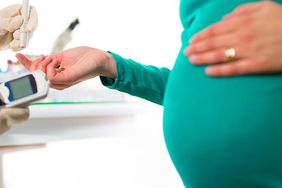 pregnant woman with gestational diabetes