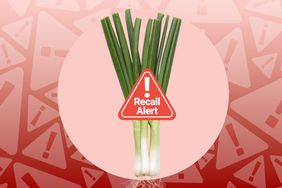 a photo of green onions with the "recall alert" badge